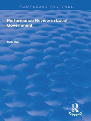 cover image of Performance Review in Local Government